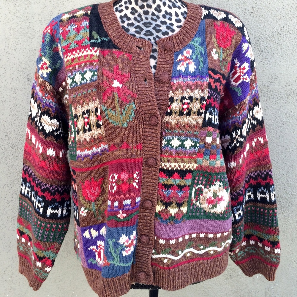 Vintage 90s Heirloom Collectibles Ugly Sweater